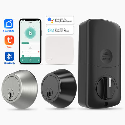 Алюминиевые двери со смарт-замком с Wi-Fi и управлением клавиатурой Tuya Keyless Entry