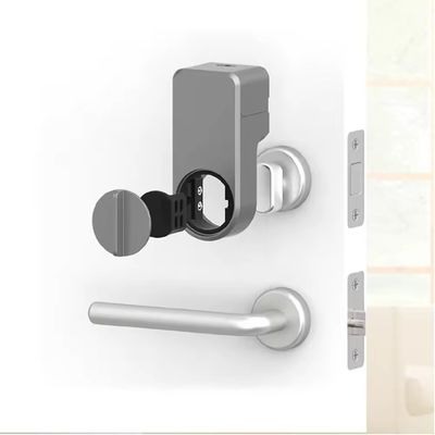 Утонченная деревянная дверь из алюминия Bluetooth Smart Cabinet Lock для дома в сером цвете