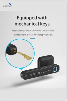 Wi-Fi подключенный Bluetooth входный замок ручка для современного простоты стиль дверной замок