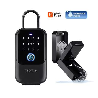 Домашний Отель Офис WiFi подключенный Smart Lock Tuya Network Электронный пароль Коробка Металлические ворота Стекло IP65 водонепроницаемость