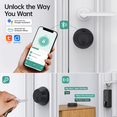 Простая работа Bluetooth клавиатура умный замок для алюминиевых деревянных дверей удаленное разблокирование