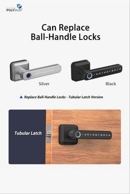 Тип-С питание WiFi Bluetooth Smart Home Lock с отпечатками пальцев Безопасность без ключа