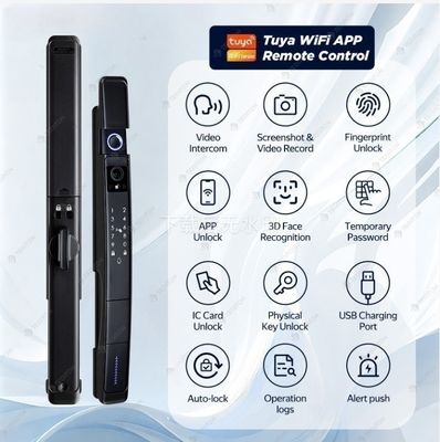 Улучшите безопасность вашего дома с помощью Tuya TT Smart Lock 3D распознавания лиц и интерфона