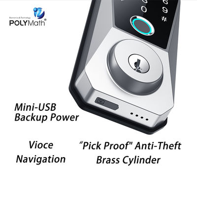 Простая установка Wi-Fi Магнитное перезагрузка Smart Lock с TUYApp и распознавание отпечатков пальцев