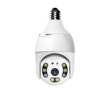 360-градусная высококачественная система наблюдения PTZ безопасность Wifi Cctv сетевая камера для умной лампочки