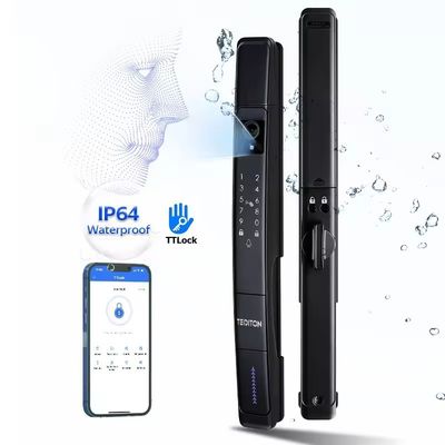 2024 TUYA App Smart Lock Wifi 3D распознавание отпечатков пальцев лица для деревянных стеклянных дверей дома