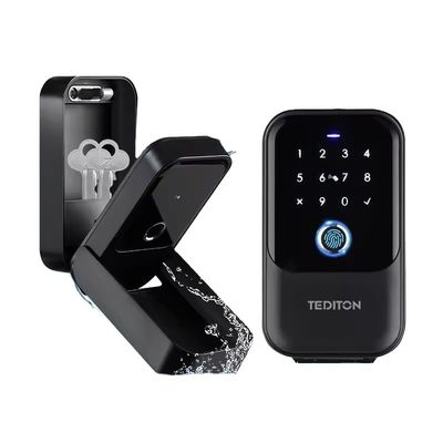 Читатель отпечатков пальцев Wi-Fi подключение Deadbolt для дома Гостиница Апартаменты Офис Черный