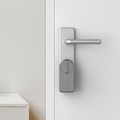 Синий Tuya Ttlock App Автоматическая цифровая RFID карта Евроцилиндровый замок Электронный умный замок двери в сером цвете