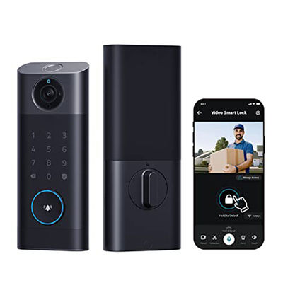 Современный минималист Туя Фейс-код Отель Камера Slim Deadbolt Nfc Интеллектуальная автоматическая водонепроницаемая система Ключевая карта Внешний смарт-замок двери