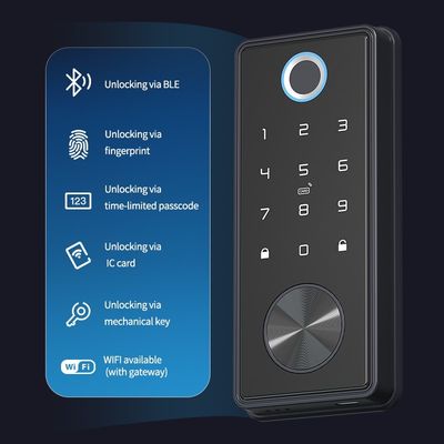 Полимат ТТ App Цилиндровый умный замок передней двери для деревянных дверей Код APP Способ разблокировки отпечатков пальцев