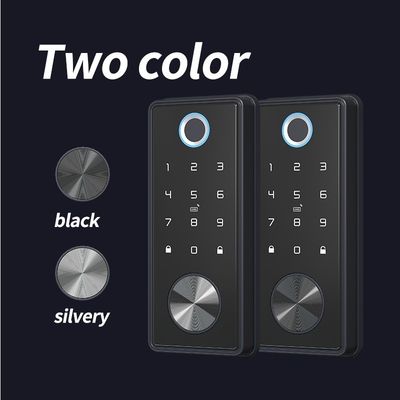 Алюминиевые двери TUYA Smart Lock с распознаванием отпечатков пальцев и хранилищем карт памяти
