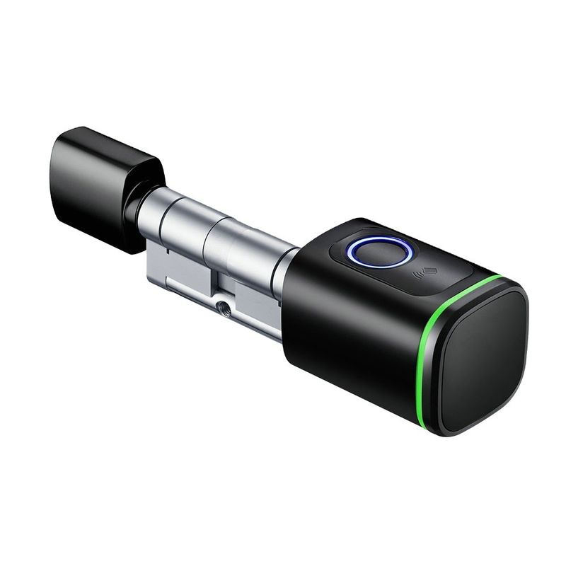 Горячий IP66 Tuya Biometric Smart Cylinder Lock Пароль отпечатков пальцев Тип-С для алюминиевой двери