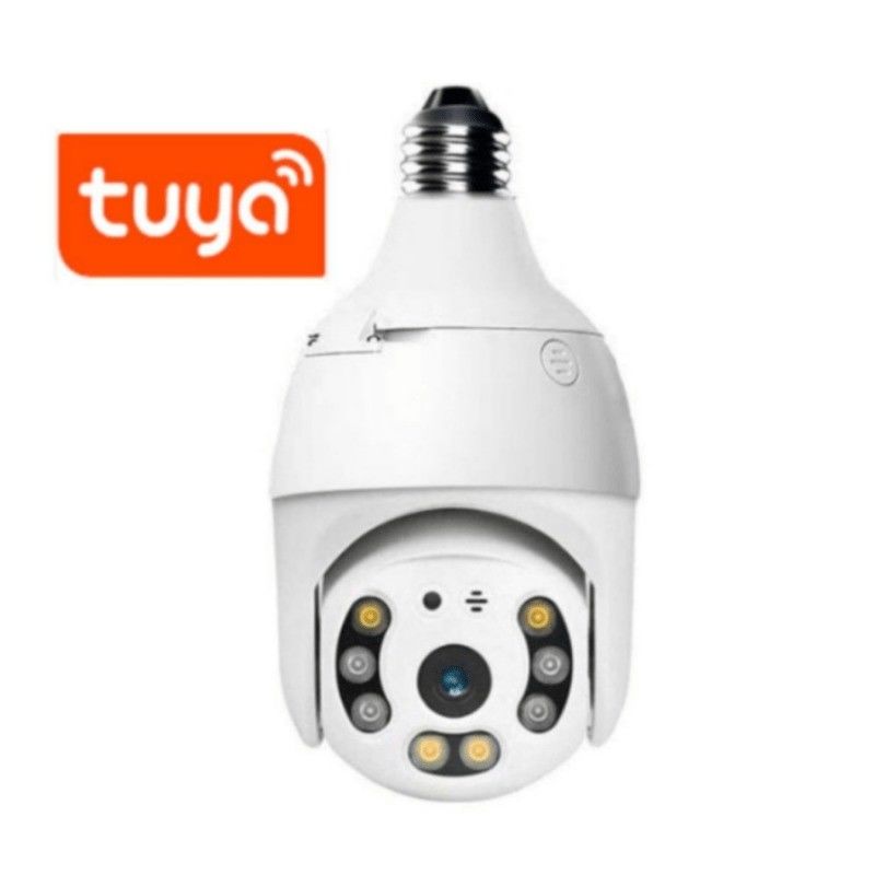 360-градусная высококачественная система наблюдения PTZ безопасность Wifi Cctv сетевая камера для умной лампочки