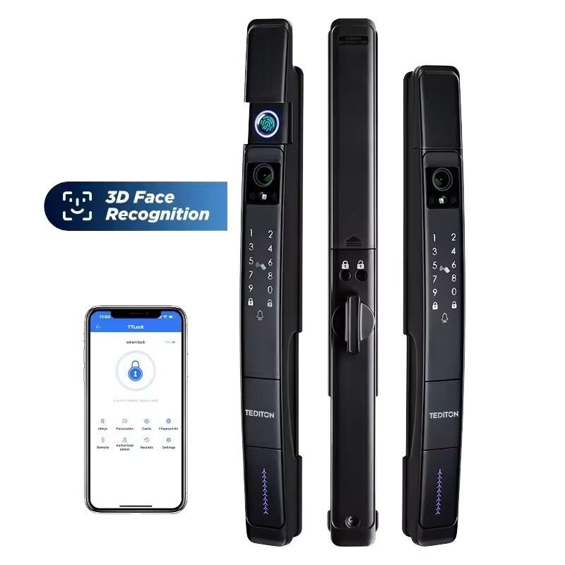 Водонепроницаемая IP 64 Wifi Black 3D распознавание лица умная камера с приложением TUYA