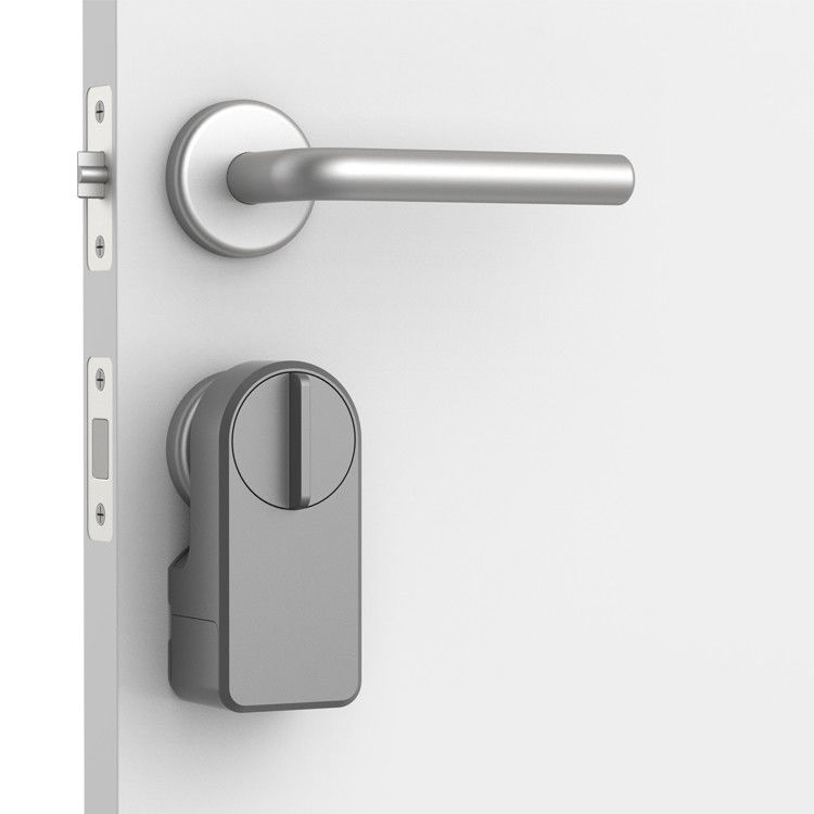 Функция сигнализации Серый ретрофит Smart Knob Door Lock для Bluetooth Gateway и Deadlock