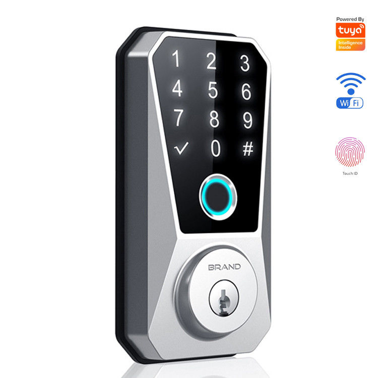 Удобный и безопасный PL816 Plus Tuya App Smart Wood Door Lock с подключением WiFi