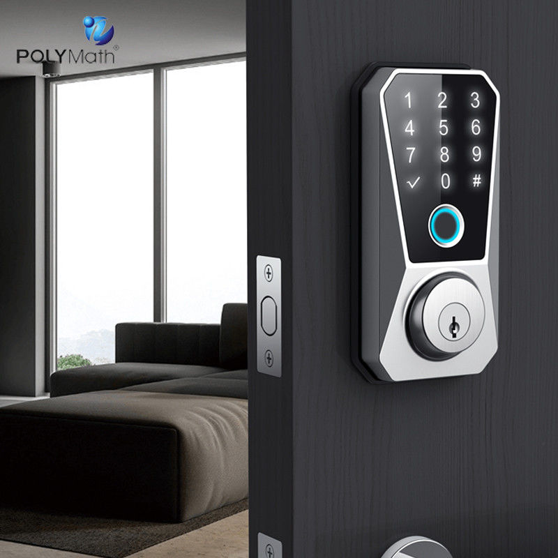 Полностью модернизированные стальные двери Wifi Smart Lock с автоматической сенсорной функцией и приложением Tuya